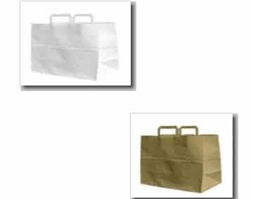 Sac en Papier Kraft Vierge (Réf: abgsho05)