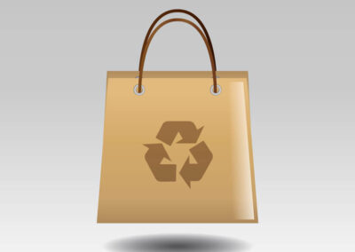 Sacs Shopping recyclables (Réf:abgsho02)